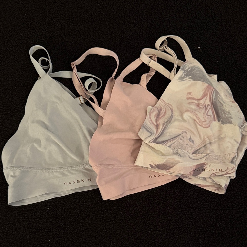 Danskin - Set of 3 bralettes